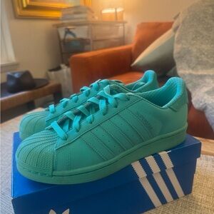 adidas Superstar Women's Sneakers - Teal
